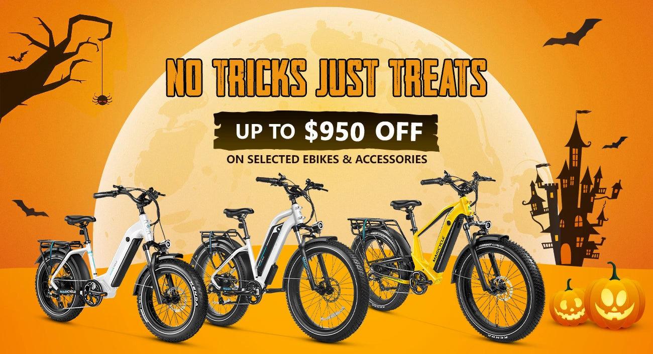 Halloween Ebike Sale: Enjoy Halloween Treats with Discounted Maicycle Ebikes Magicycle Halloween Ebike Sales