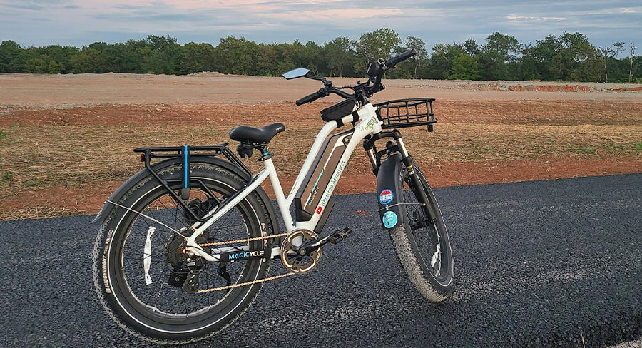electric bike with bright headlight