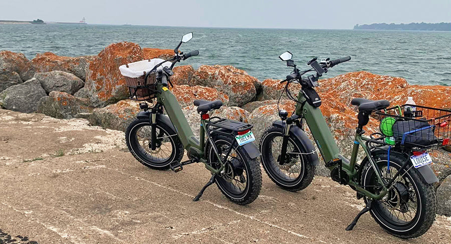 electric bike with long range batteries