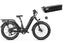 Black Magicycle Deer fat tire ebike with rear rack and detachable battery for adventures.