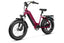 Maroon Magicycle Ocelot Pro Step-Thru Fat Tire Electric Bike with removable battery.