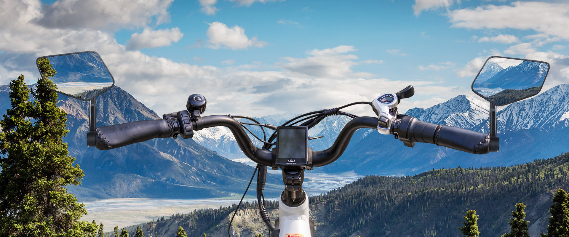 Electric bikes mirror banner