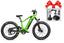 Magicycle Deer electric bike in green for off-road adventures with accessories included