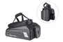 Ebike Rear Pannier Bag, Waterproof Battery Storage Bag for Camping or Long-Distance Biking, Expandable Rack Bags Shoulder Bag