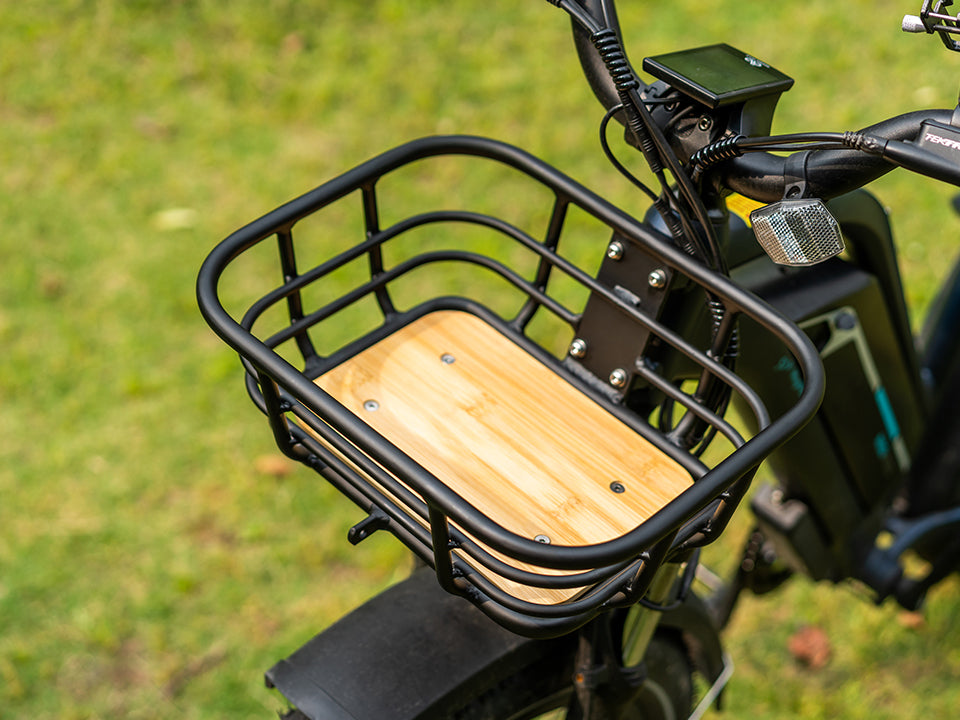 electric bike magicycle front basket details