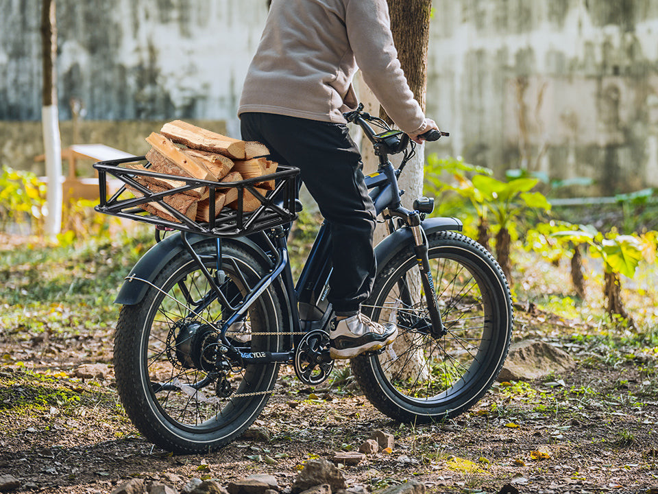 rear rack basket off road electric bikes
