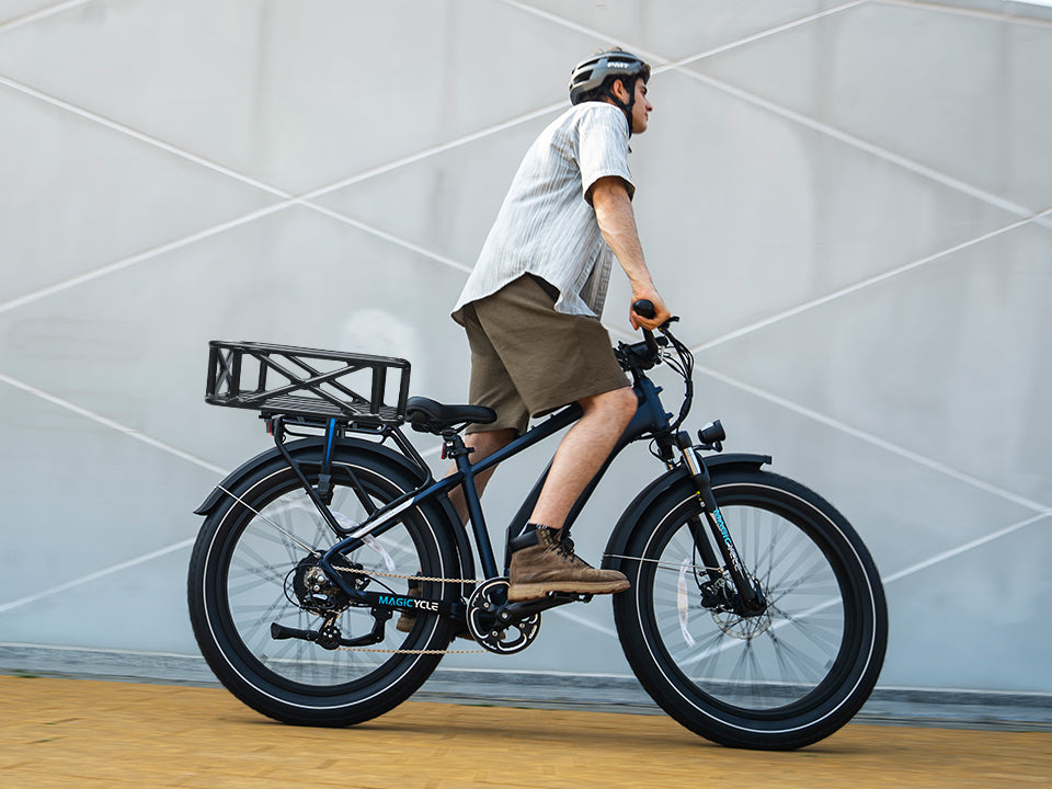 rear rack basket off road electric bikes