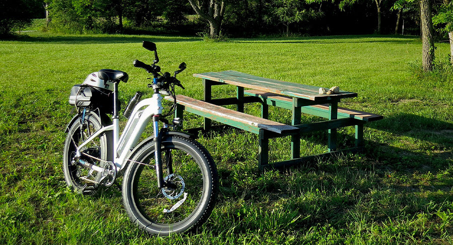 electric bicycle - free trail