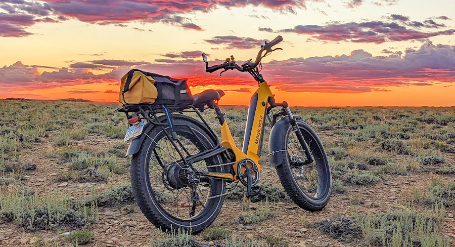 electric bikes with full suspension - free trail