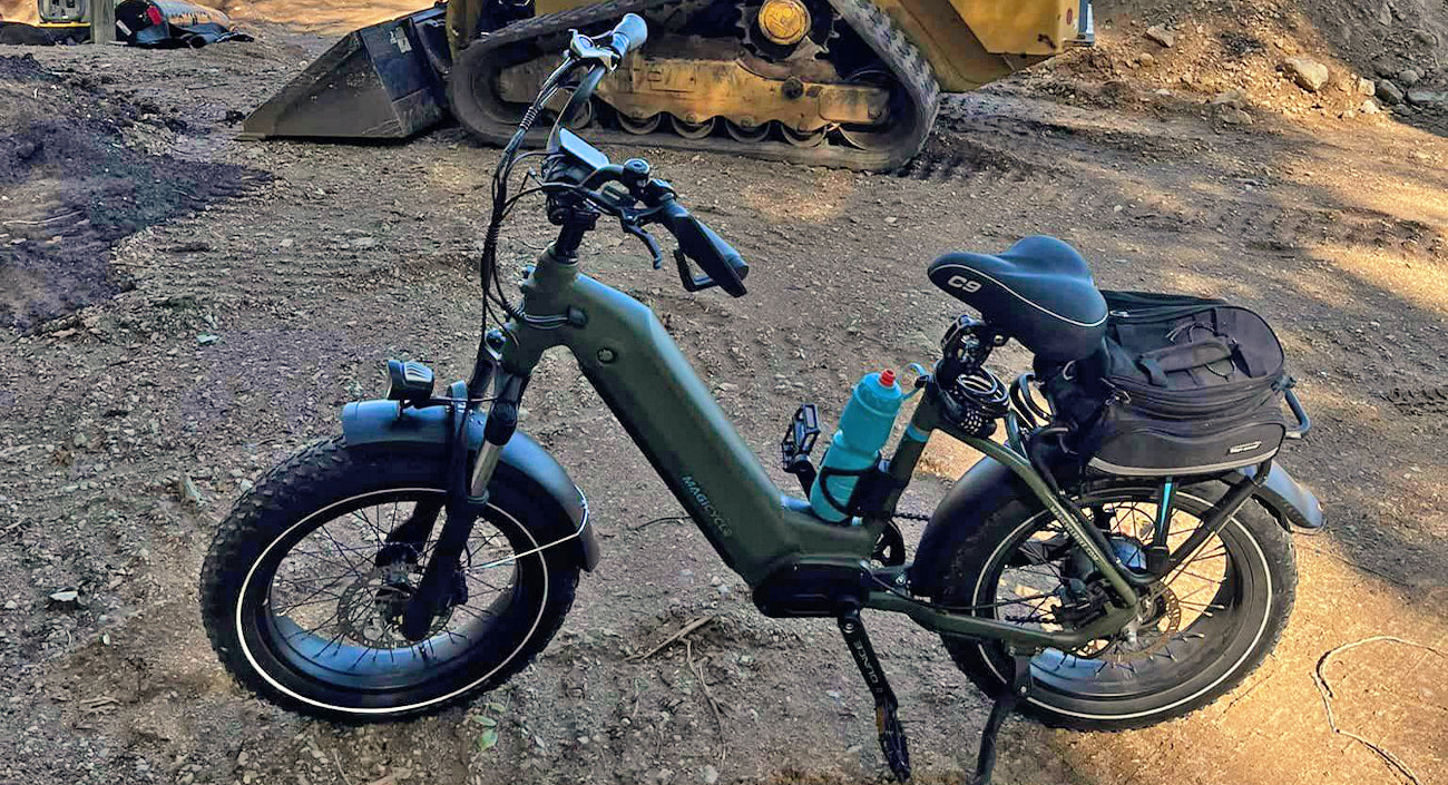 step thru electric bike with 52V ebike battery