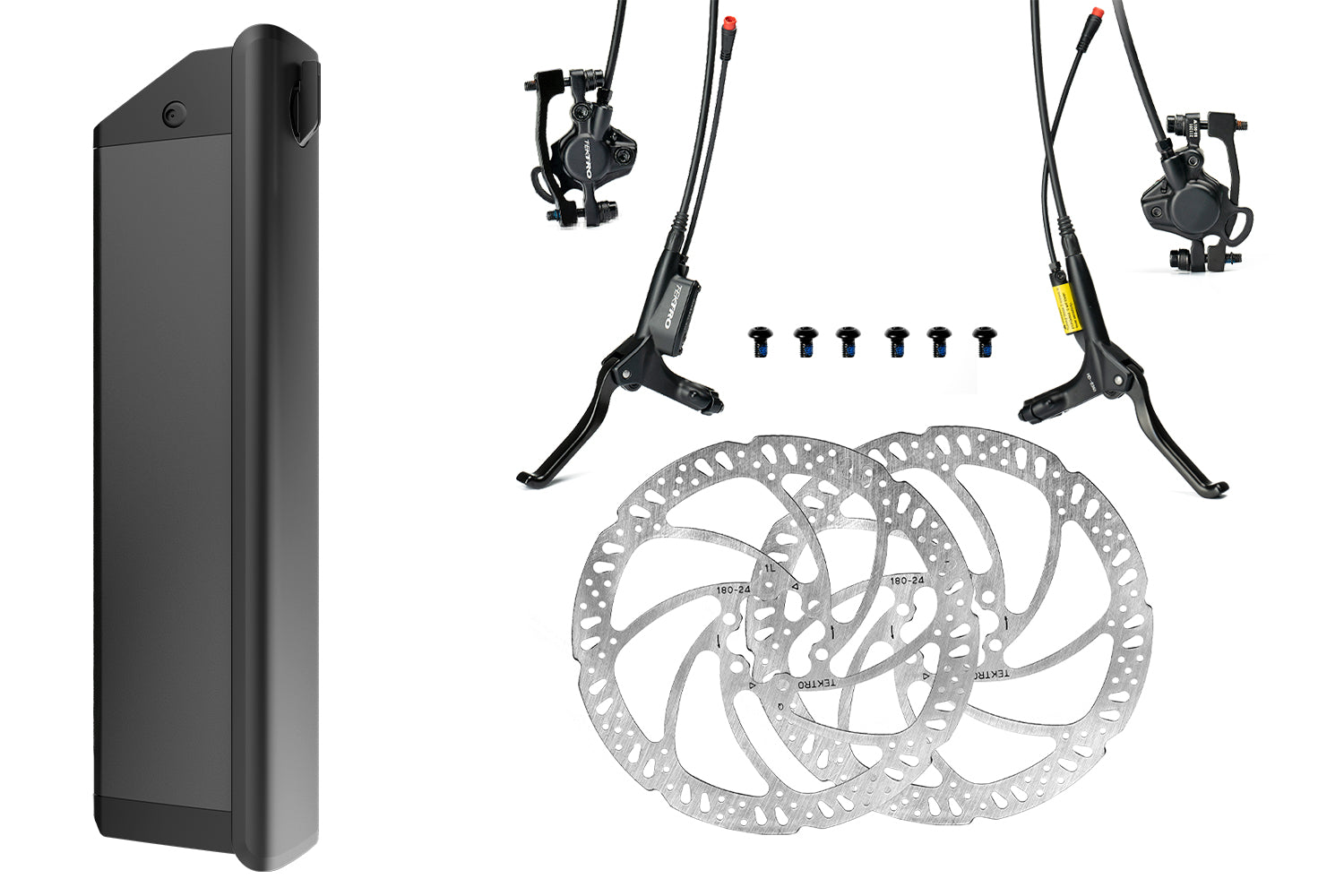 Magicycle Ocelot Ebike 20Ah Battery + Tektro Hydraulic Disc Brake Set