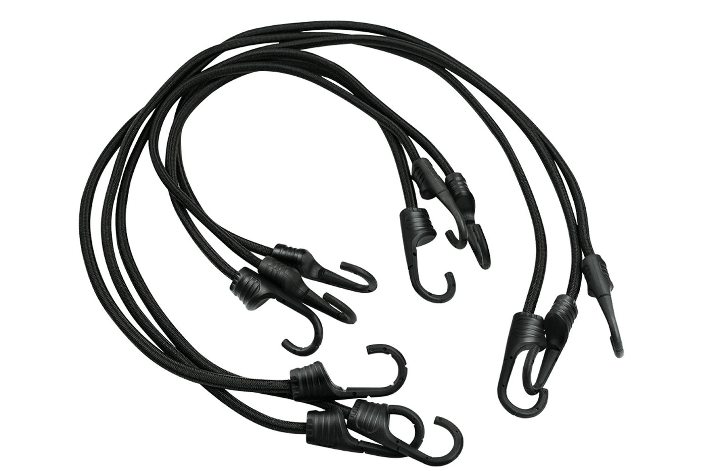 Bungee Cords with Hooks, 6 Pack Heavy Duty Rubber Cargo Straps Strong Elastic Rope
