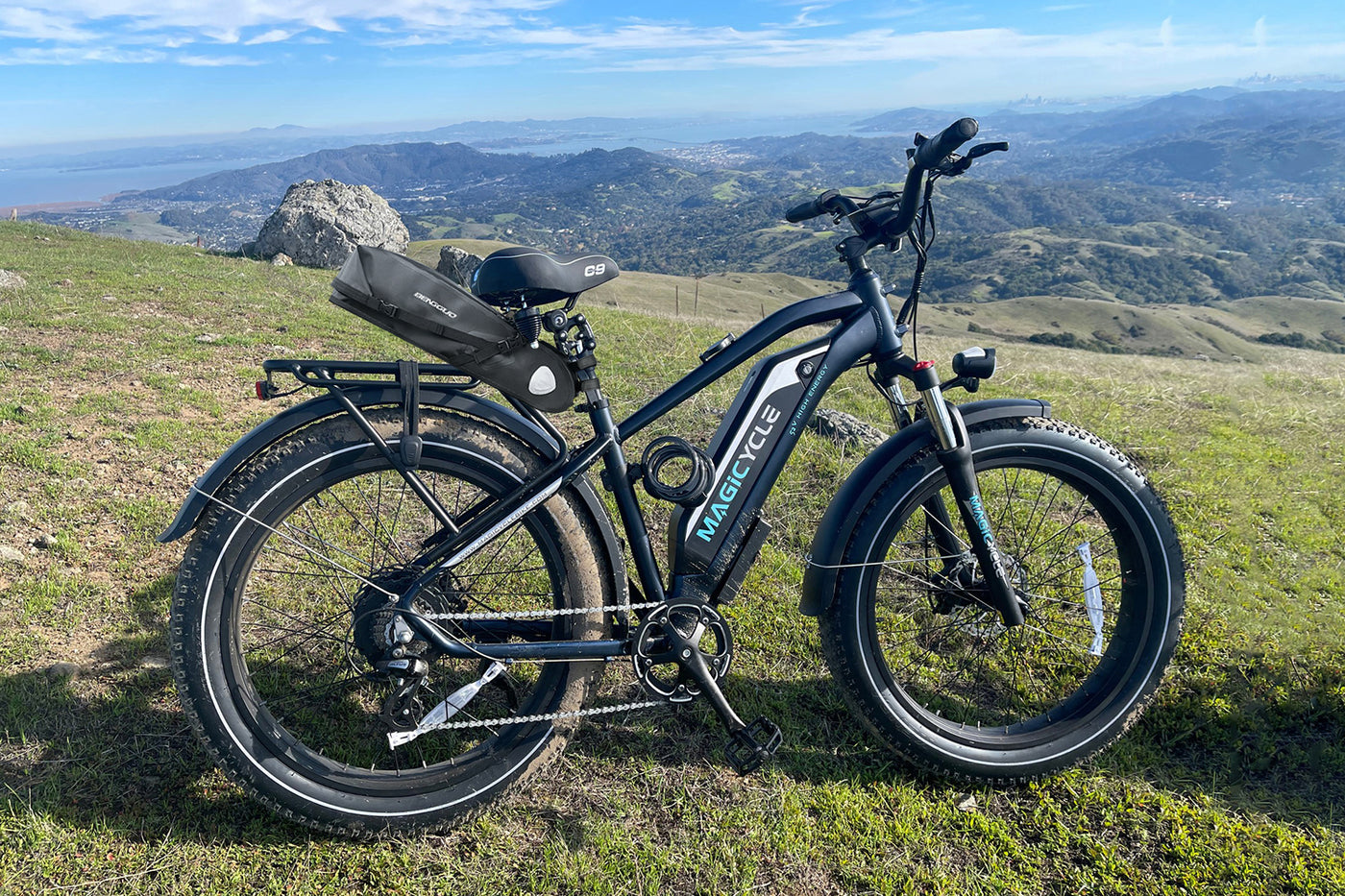 Ebike Saddle Bag 10 Litres Larget Capacity Waterproof Bicycle Seat St