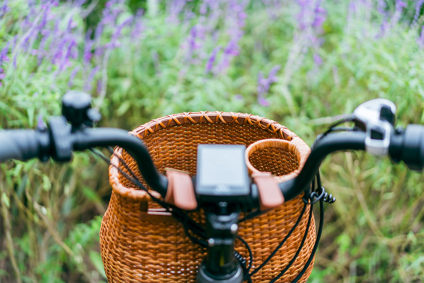 Handmade Bike Handlebar Classic Willow Basket