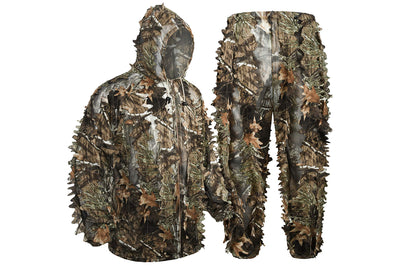 Ghillie Suit 3D Leafy Camo Hunting Suits, Woodland Gilly Suits, Leaf Camouflage Hunting Suits