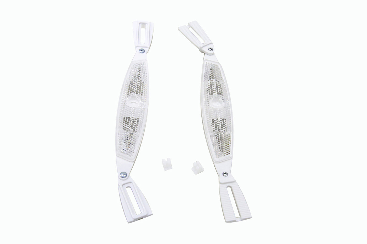 Magicycle spoke reflectors for enhanced bike visibility.