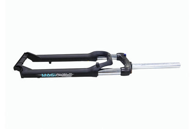 Magicycle electric bike alloy front fork with preload adjustment system