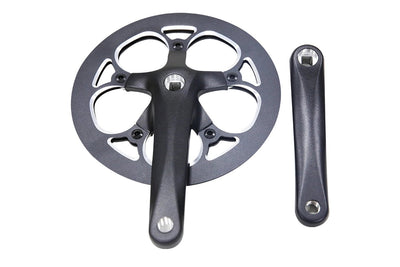 Magicycle E-bike dual-sided aluminum crank set for cruiser with circular chainring