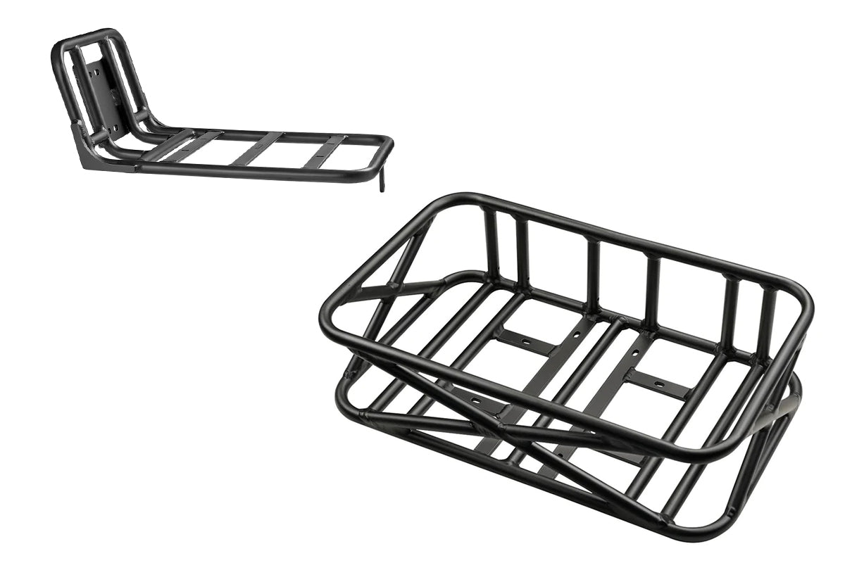 Magicycle Cargo Package front and rear racks for electric bikes.