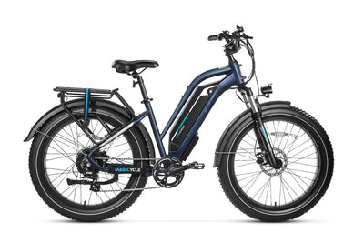 electric bikes cruiser blue for sales
