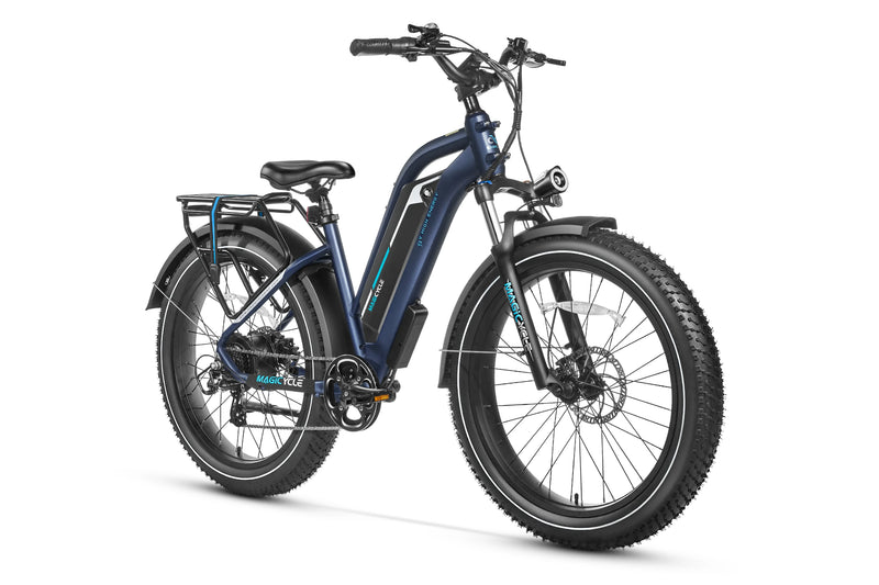 Magicycle Cruiser Pro Step-Over Ebike in sleek design with robust fat tires