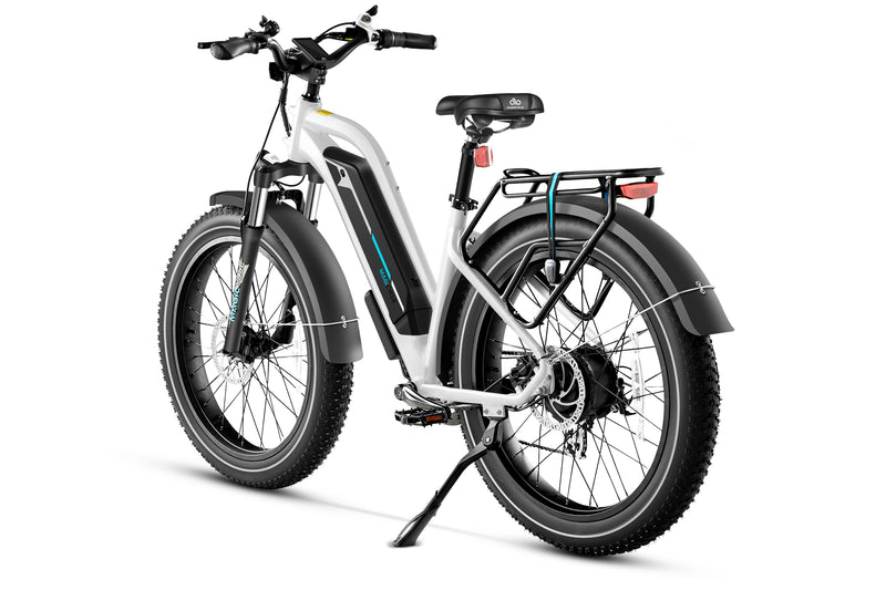 Magicycle Cruiser Pro ebike showcasing fat tires and dual suspension design