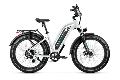 electric bikes cruiser white for sales