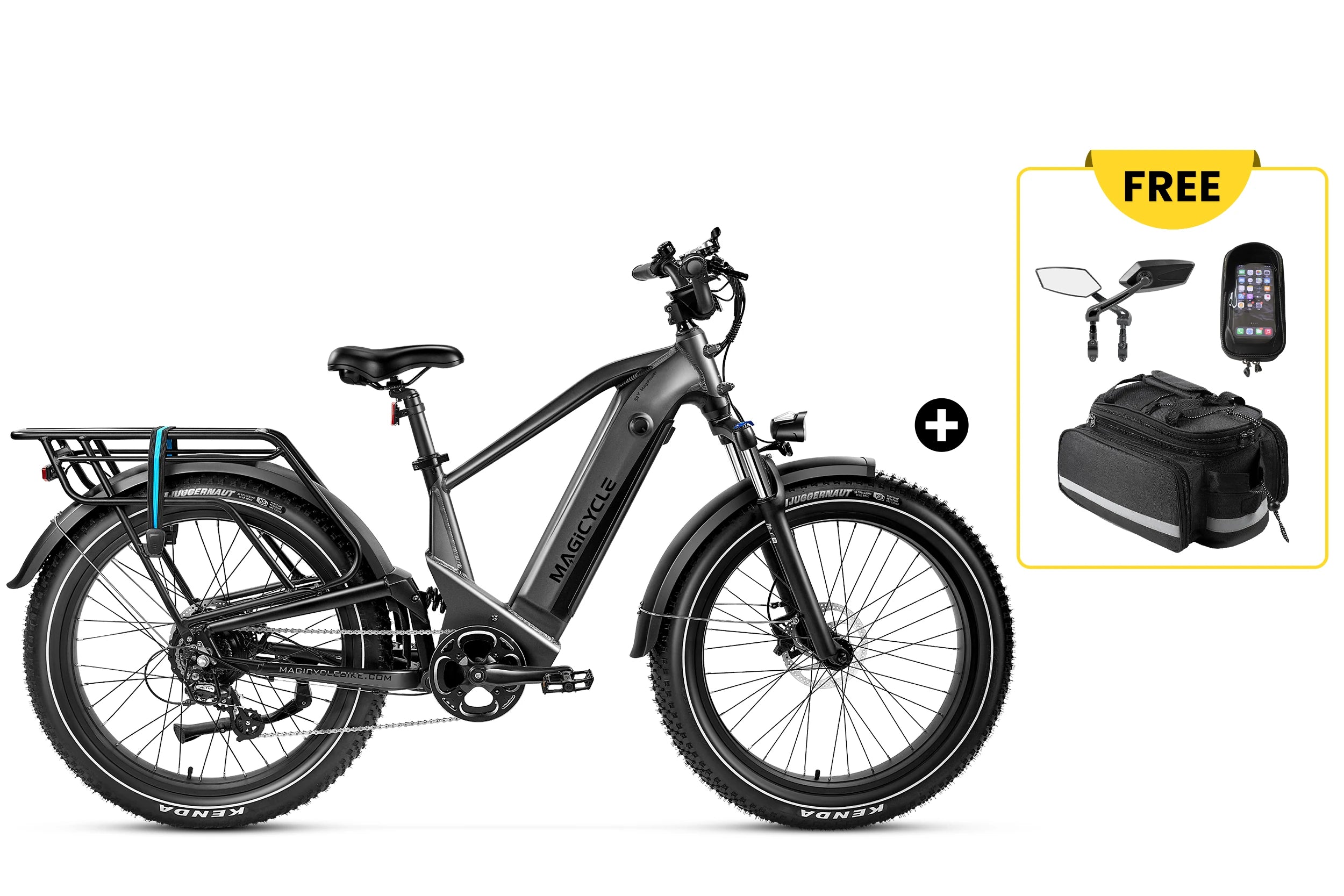 Magicycle Deer StepOver Full Suspension Ebike SUV Touring Version