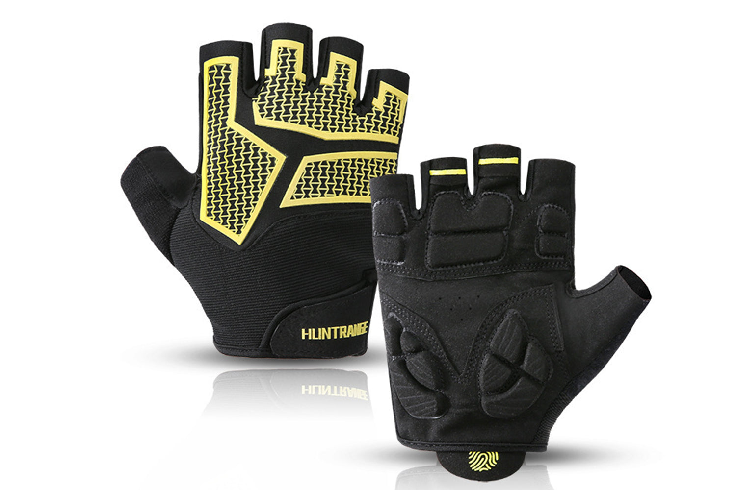 bicycle half finger gloves Fat Tire Ebike Gloves | Comfortable Half Finger Gel Pads