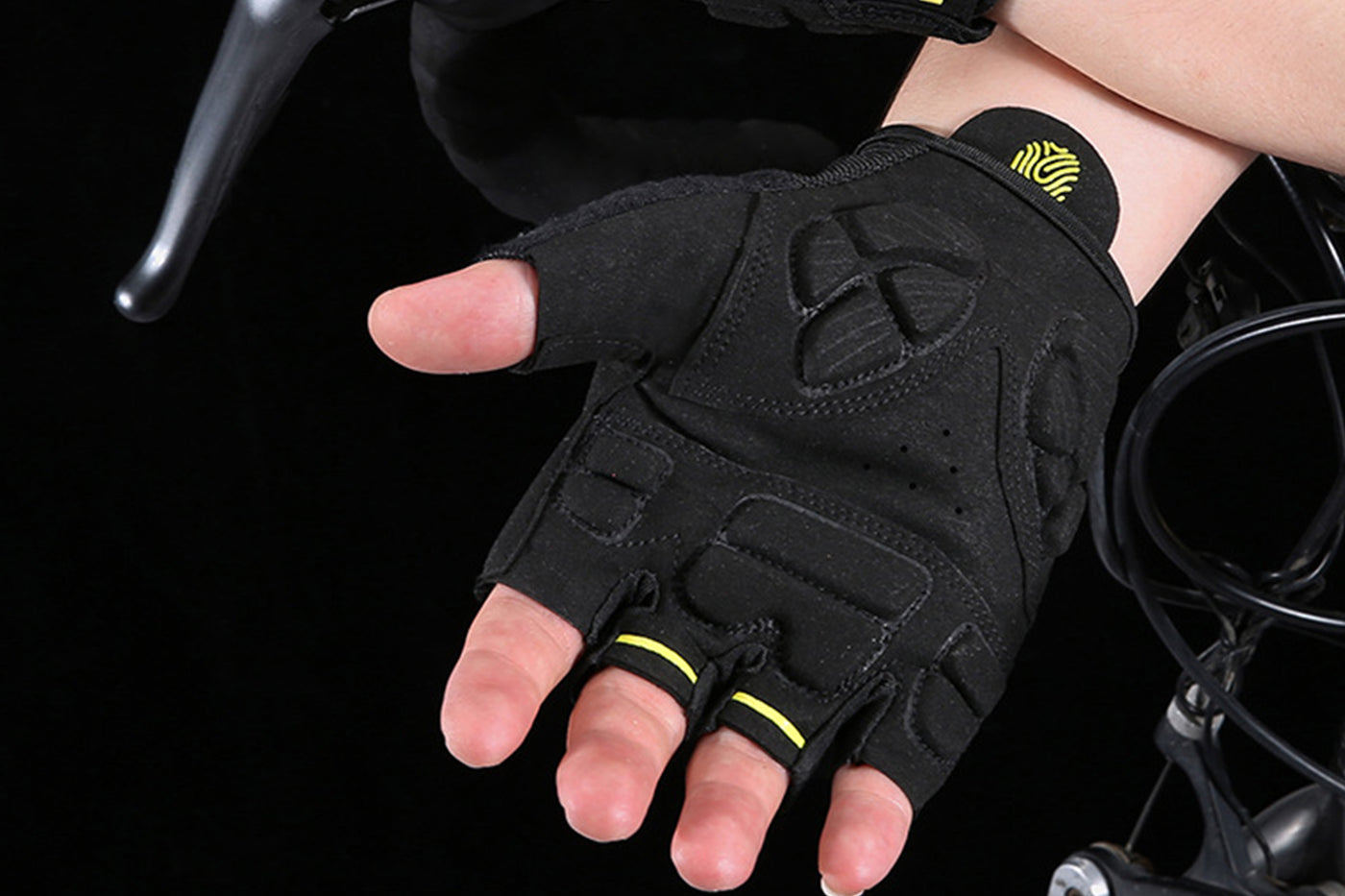 Fat Tire Ebike Gloves | Comfortable Half Finger Gel Pads - Magicycle Bike