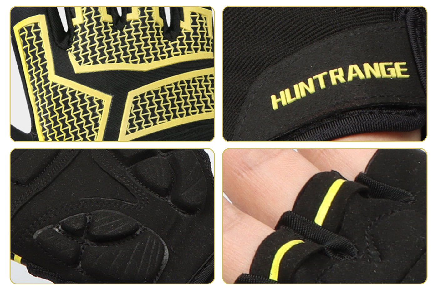 Fat Tire Ebike Gloves | Comfortable Half Finger Gel Pads - Magicycle Bike