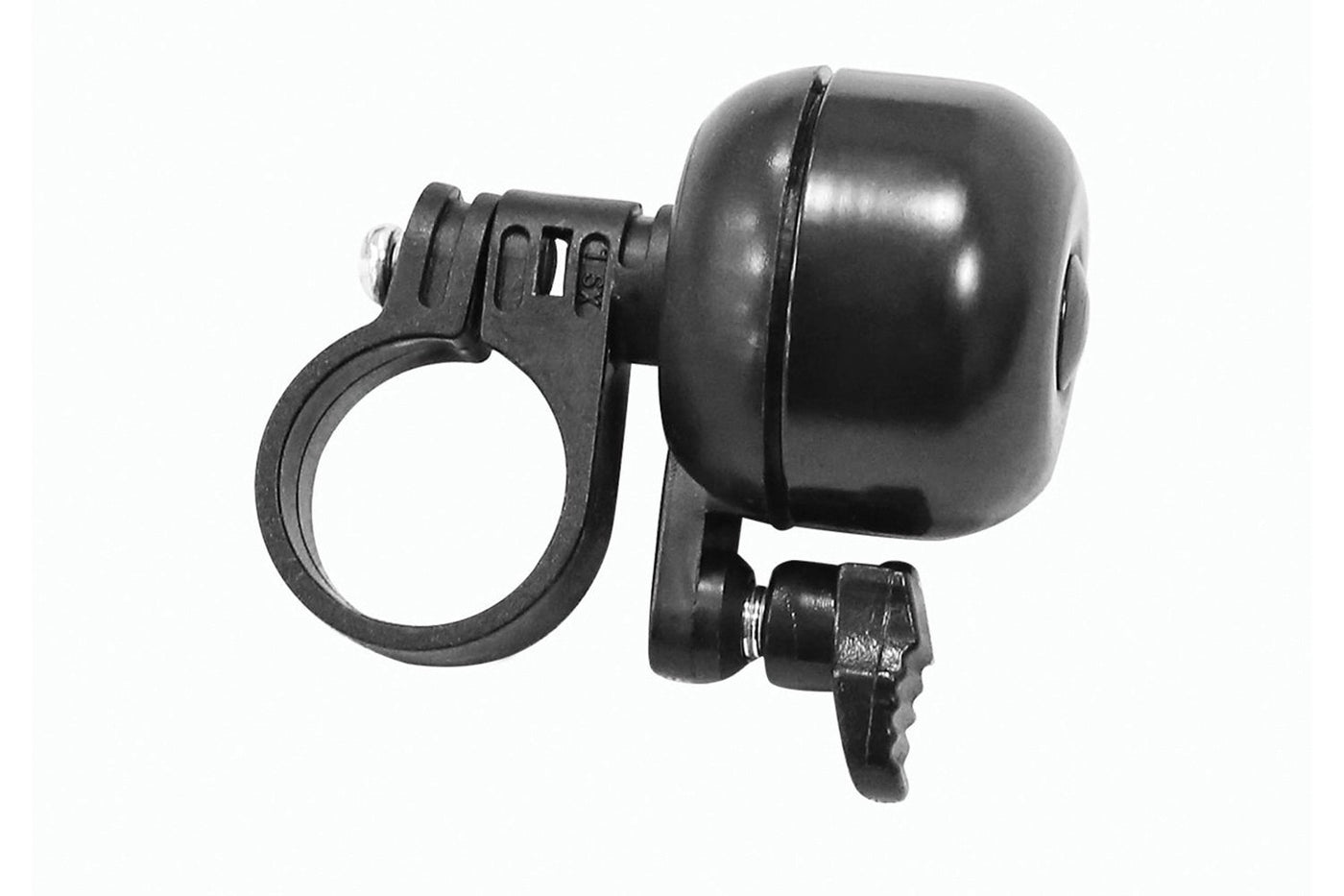 Black bicycle bell for electric bike handlebars
