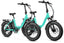 Teal Magicycle Jaguarundi 2.0 torque sensor fat tire ebikes for exhilarating rides.