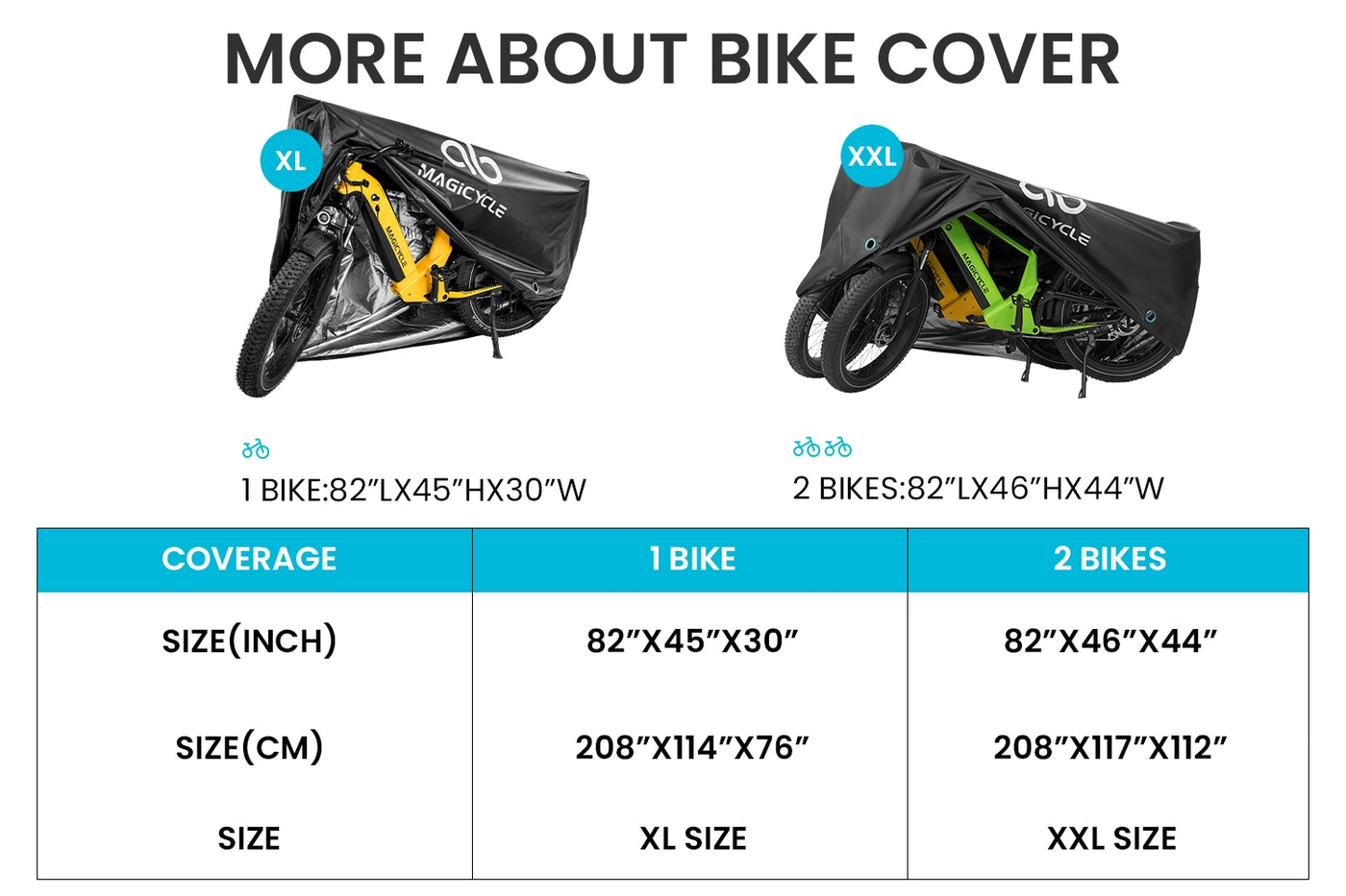 Magicycle Bike Cover 600D Super Waterproof