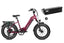 Maroon Magicycle Ocelot Pro Step-Thru Fat Tire Electric Bike with removable battery