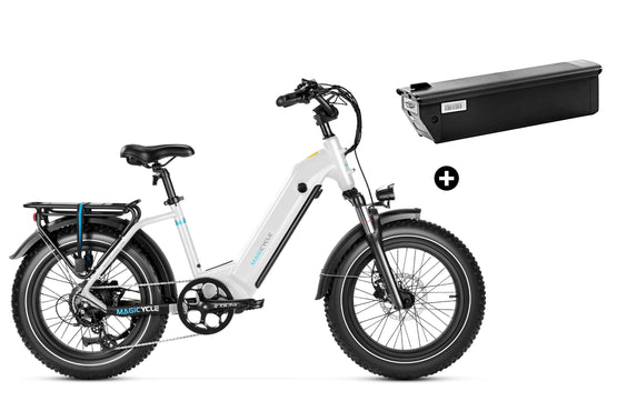 Magicycle Ocelot Pro E-Bike with extra 20Ah battery for enhanced range