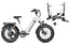 Magicycle Ocelot Pro white fat tire electric bike with detachable battery and bike rack