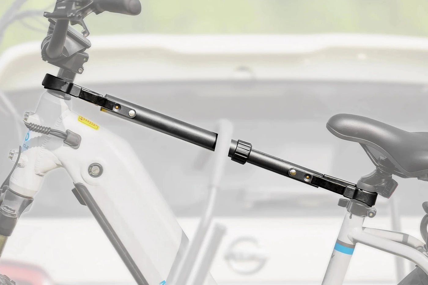 Bike Cross Bar Top Tube Adjustable Adapter