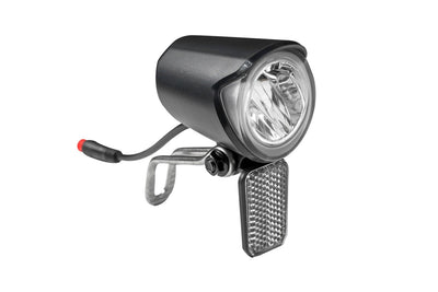 Magicycle ebike front light offering 80 lumens, includes mounting bracket for easy installation