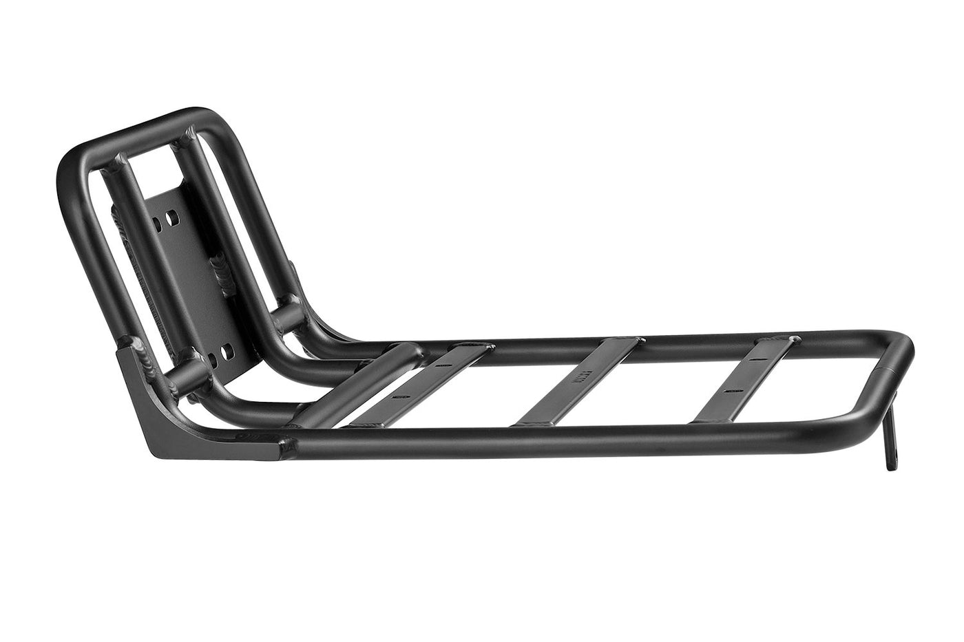Magicycle e-bike front rack for stable cargo mounting in matte black finish