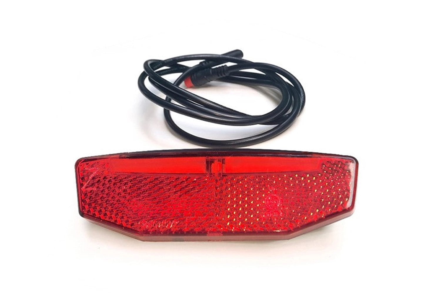 Magicycle red E-bike taillight for enhanced night visibility and safety