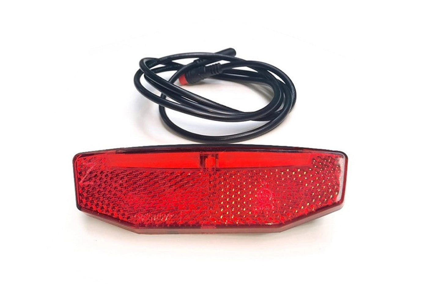 Magicycle red E-bike taillight for enhanced night visibility and safety
