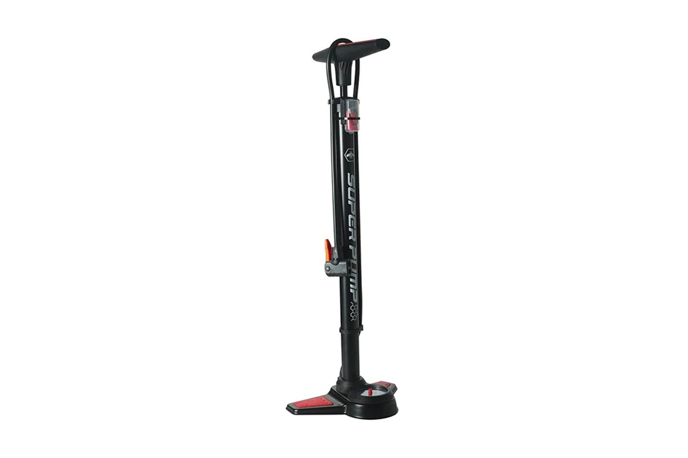 High-pressure floor air pump with sturdy design and accurate gauge for quick inflation.