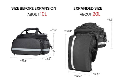 Rear Bag 25L Large Humanized Design