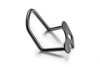 Black steel rear derailleur guard rack protector for electric bikes